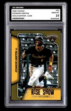 2026 Konnor Griffin Rookie Card GOLD Bradenton Marauders 1/100 Graded 10