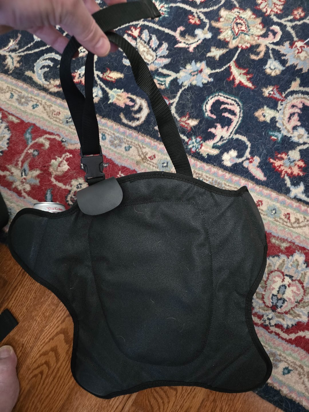 Teknic motorcycle tank bag with map pocket, magnetic flaps with strap,rain cover