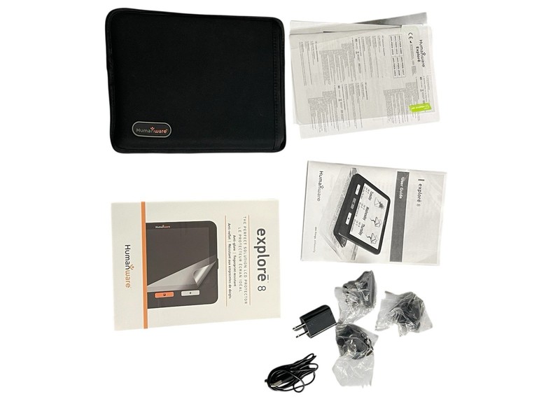 Humanware Explore 8 Electronic Magnifier w/ Original Box Charger & Adapter*136