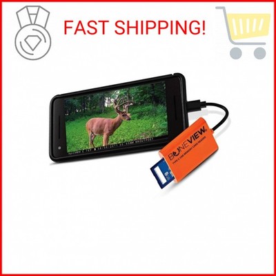 SD Card Reader for Android - Type C USB Trail Camera Viewer by BoneView - Backup