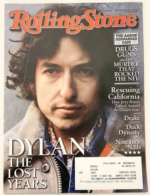 Bob Dylan The Lost Years Issue #1191 September 12 2013 Rolling Stone Magazine