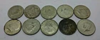 (Lot 6) 1965-69 40% Silver Kennedy Half Dollar Lot Of 10 Halves