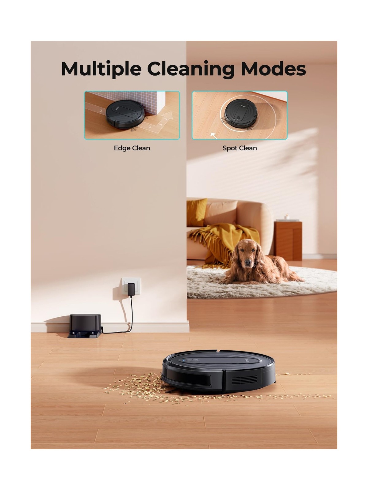 Airzeen Robot Vacuum - Robotic Vacuum Cleaner with Carpet Boost, 12... Fast Ship
