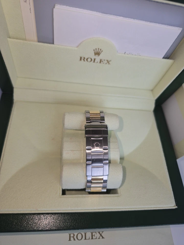 劳力士 1995 Submariner Blusy 16613 双色 18K 不锈钢 40 毫米盒装纸 — 第 4/4 张图片