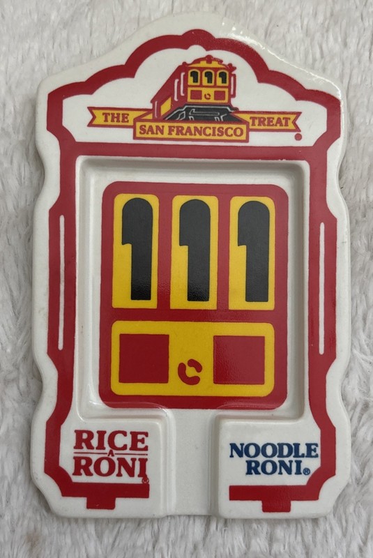 Vintage Rice-A-Roni Noodle Roni Ceramic Spoon Rest USA