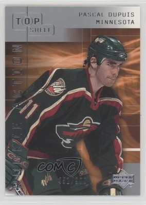 2001 Upper Deck Top Shelf Rookie Action /900 Pascal Dupuis (Name at Top) #56 2o7