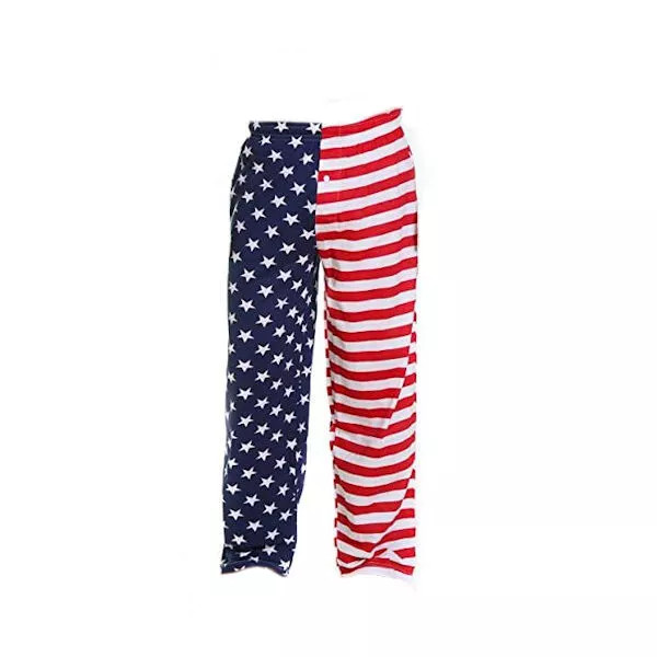 Fun Boxers Mens American Flag Pajama Pant - XL 5090₽