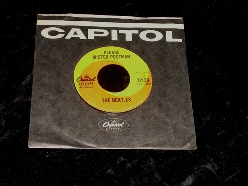 The Beatles 45 CAPITOL 72133 Please Mister Postman M- CANADA 1963