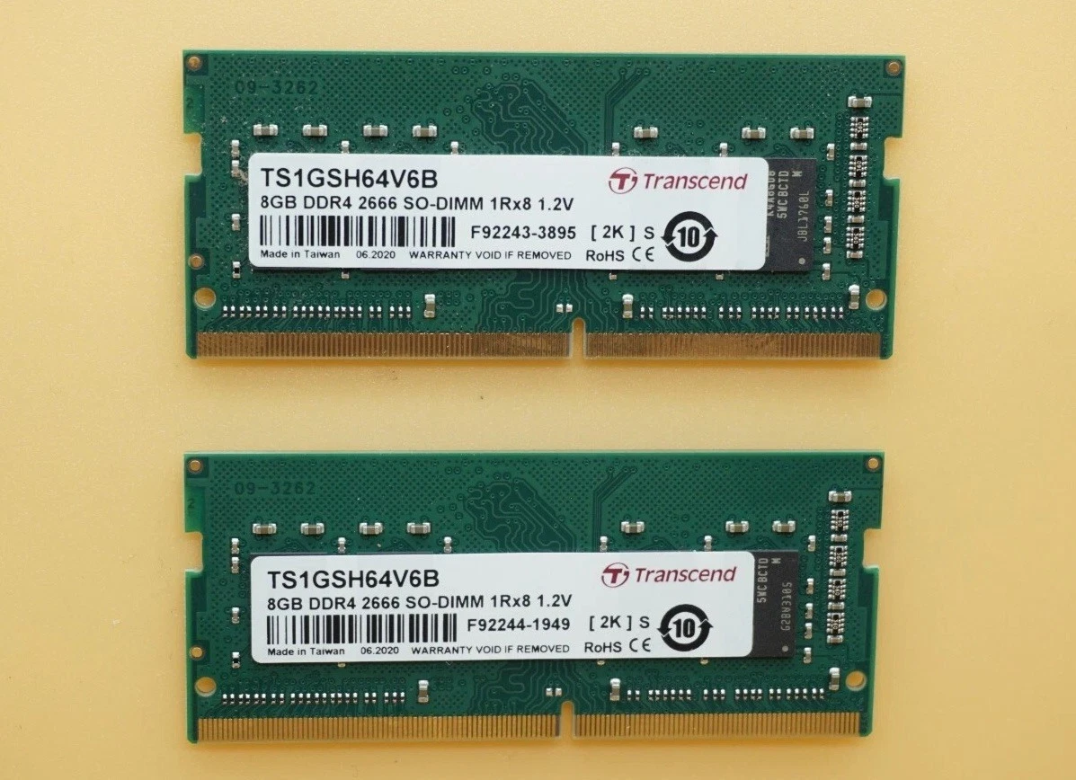 DDR4 8GB 10枚 SO-DIMM Total Micro Memory, 8GB DDR4 3200MHz 260-Pin SODIMM - 8GSD432-1R8