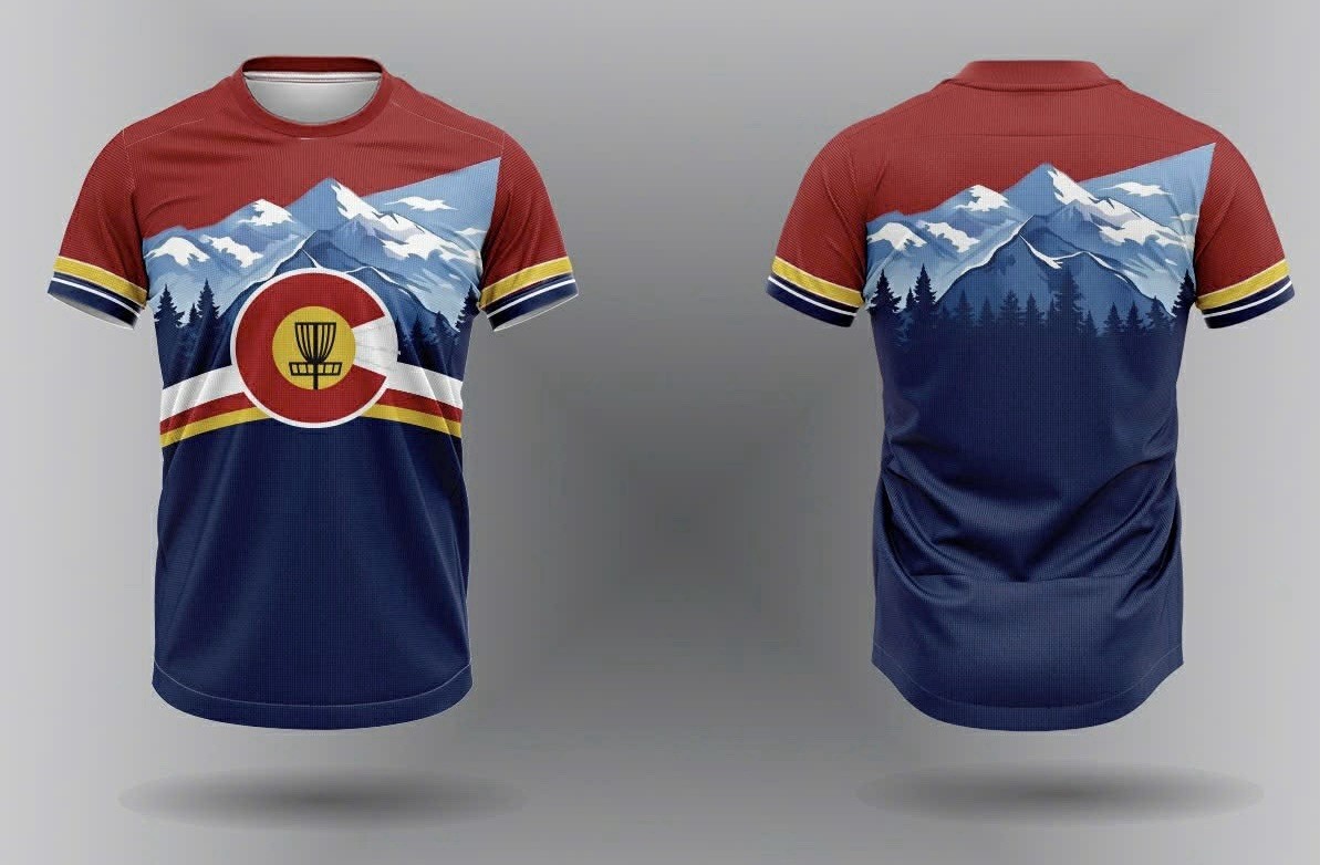 Colorado Theme Disc Golf Jersey