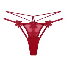 Sexy Damen-G-String-Höschen niedrige Taille Netz Unterwäsche Tangas transparent
