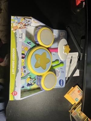 Vtech Bluey Hooray Drum Set Musical Toy for Kids