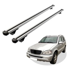 Dachtr&auml;ger passend f&uuml;r MERCEDES ML 163 ab Baujahr 1998-2005 V1 in silber
