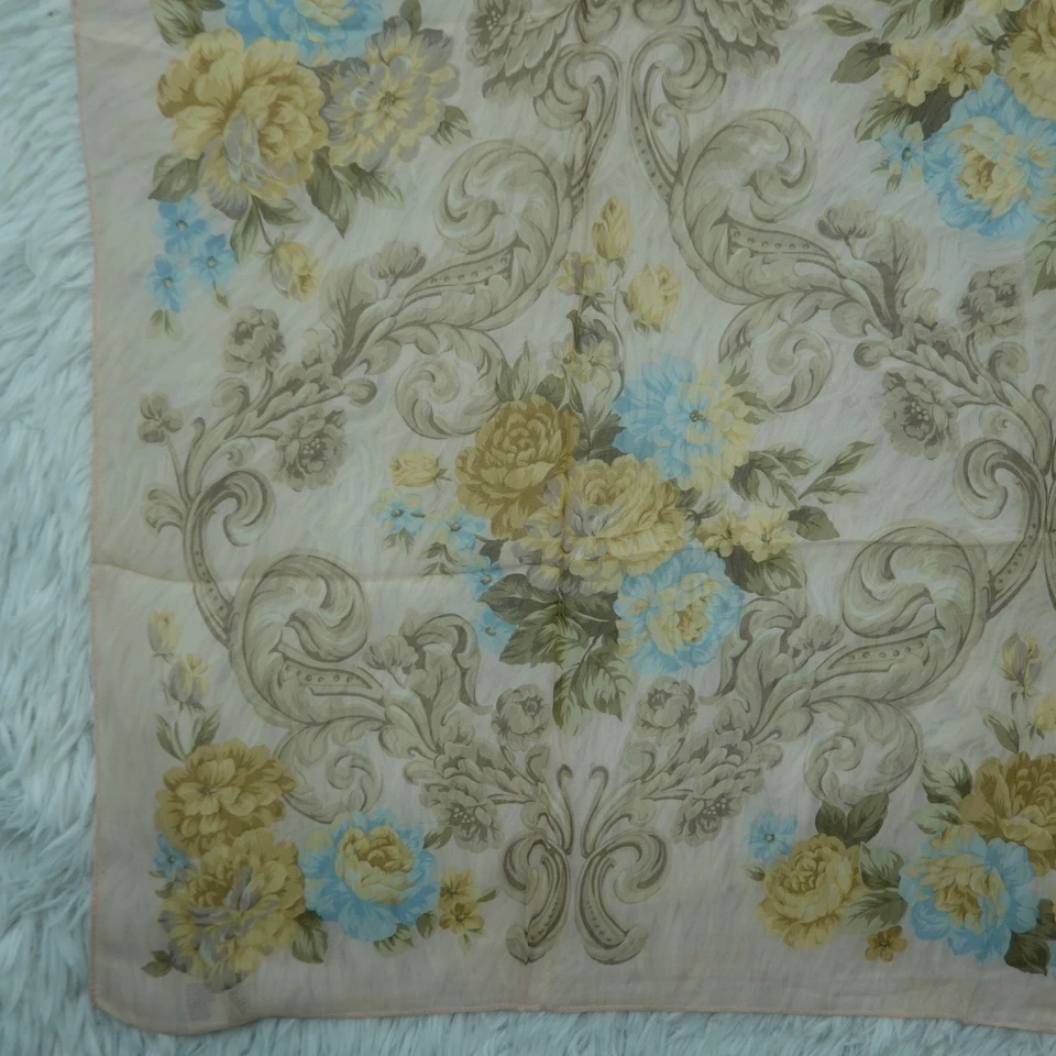 ECHO Frank Stella Flower Pink Silk Scarf Scarves 32" X 34" P995 - Image 4 of 4