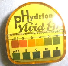 Micro Essential Laboratory pH PAPER VIVID 1 to 11 TEST STRIP REFILLS #160 New