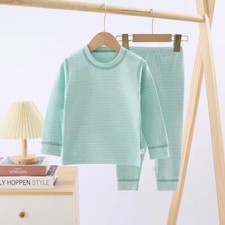 kids boys girls cartoon loose fit 2-piece pajama pants set sleepwear loungewear