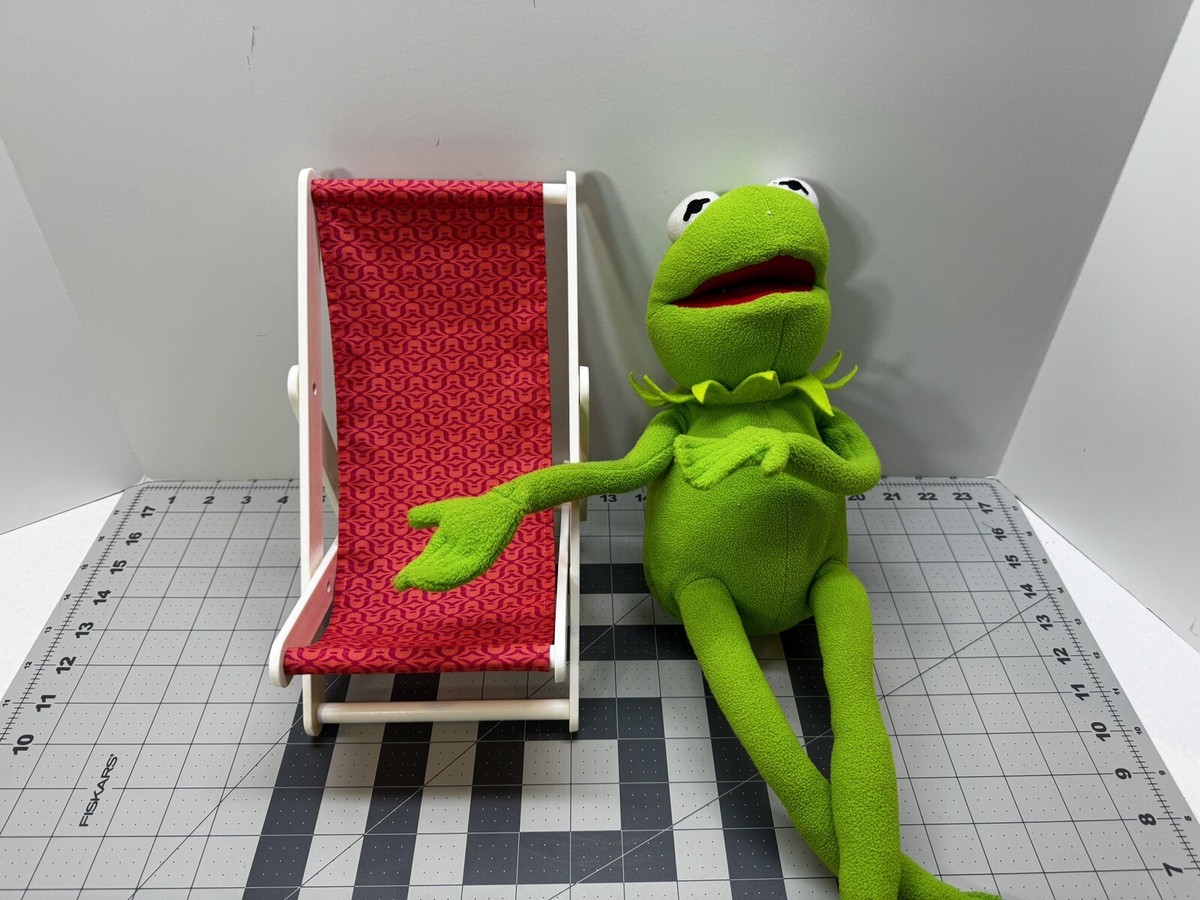 カーミットフロッグ Vintage Rare Adjustable Kermit the Frog Collectable Toy with