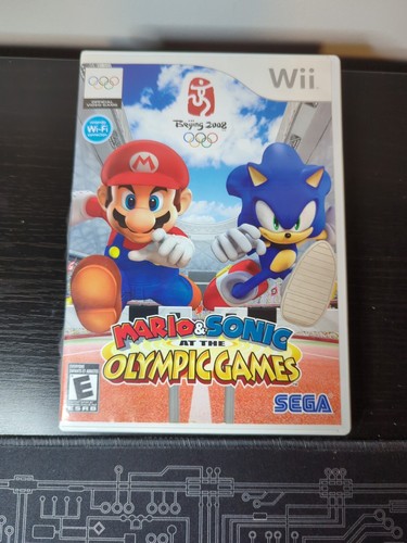 Mario & Sonic at the Olympic Games (Nintendo Wii, 2007) No Manual - Picture 1 of 4