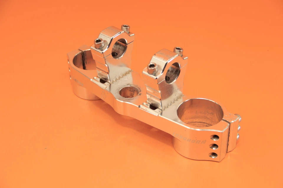 Soporte de abrazadera de árbol triple superior ajustable Billet 2006-2014 YZ250 YZ 250 LONGHORN Foto 3 de 4