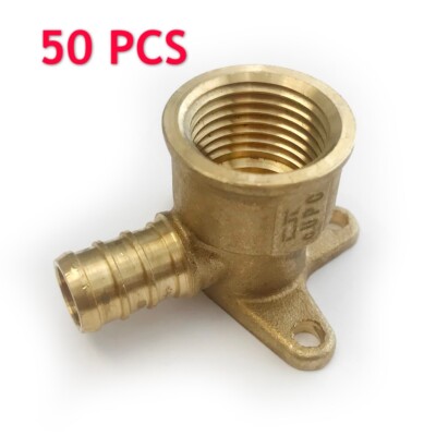 EFIELD 50 PCS 1/2'' PEX x 1/2'' Female NPT  Drop Ear Elbow Crimp Barb Fitting