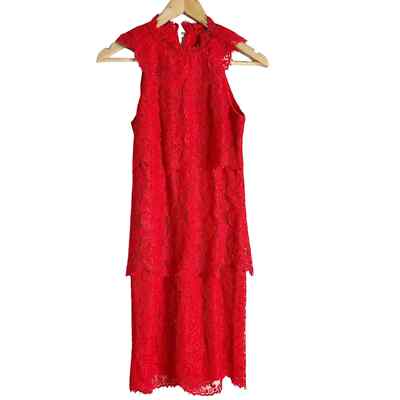 Reiss Sophia China Red Lace Overlay Cocktail Mini Dress Size 4 | eBay Reiss Sophia China Red Lace Overlay Cocktail Mini Dress Size 4 | eBay