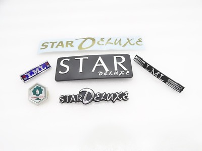 Brandneues Vespa Px Lml Star Deluxe Modelle Abzeichen Aufkleber Set #VP732