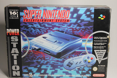 Super Nintendo Power Station - SNES - OVP Styropor toller Zustand