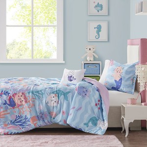 mermaid cat comforter