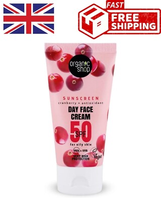 Suncare Day Face Cream 50 SPF Fettige Haut, 50 ml