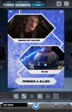Topps Star Wars Card Trader 2024 Legacy Anakin Skywalker Blue - Anakin & R2-D2