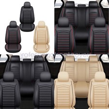 For Toyota Rav4 Car 5 Seat Covers Full Set Leather Cushion Protector Waterproof
