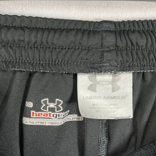 Under Armour Athletic Drawstring Shorts Womens Size Large L Black White - Foto 3 di 4