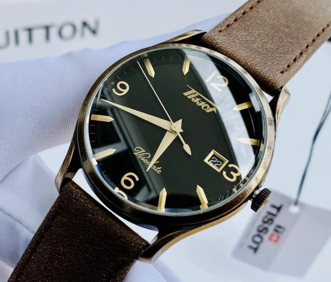 Tissot visodate top black dial