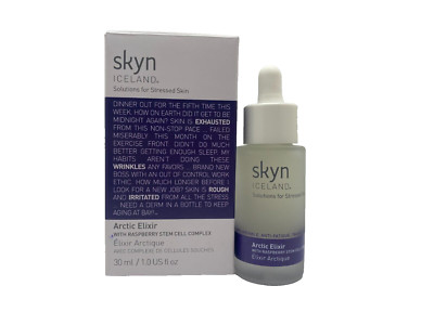 Skyn Iceland Arctic Elixir With Raspberry Stem Cell Complex  ~ 30 ml / 1 oz