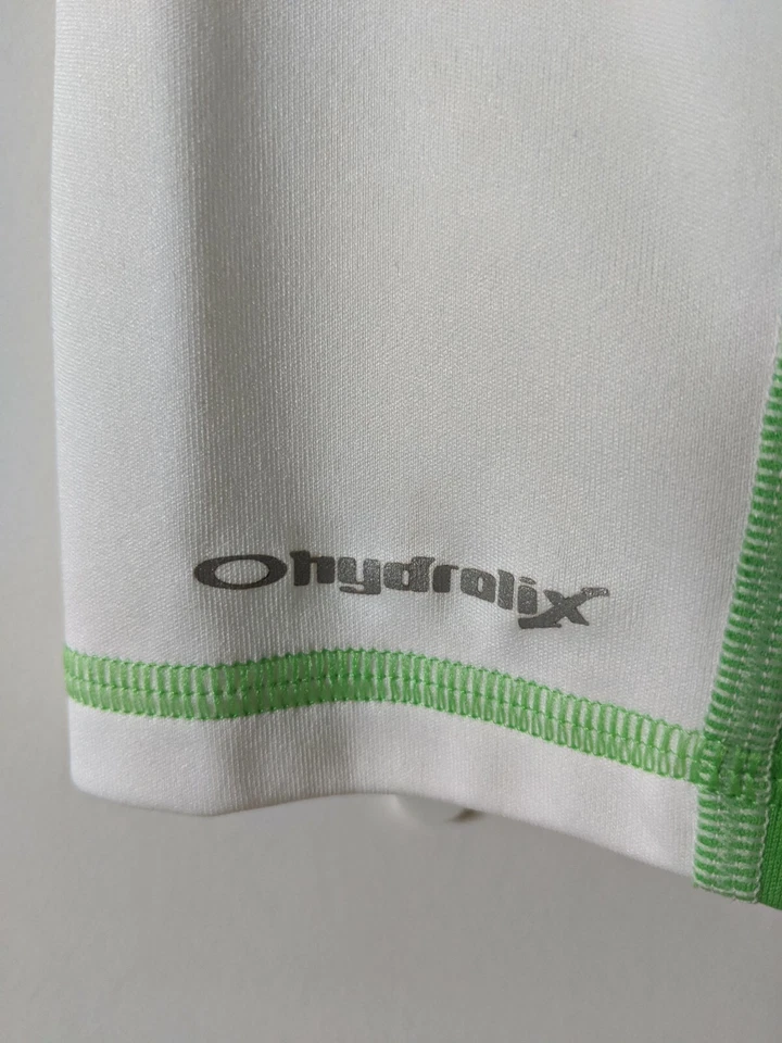 Oakley Men's Hydrolix Bike Shirt, Size Medium, Lime green/white - Image 4 of 4
