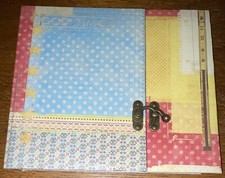 RARE NEW K COMPANY Cut  Paste 12x12 SCRAPBOOK Photo Memory Album Wedding Kids