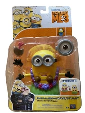 NIB Despicable Me 3 Poseable Deluxe Action Figure: Build-A-Minion Dave/Stuart