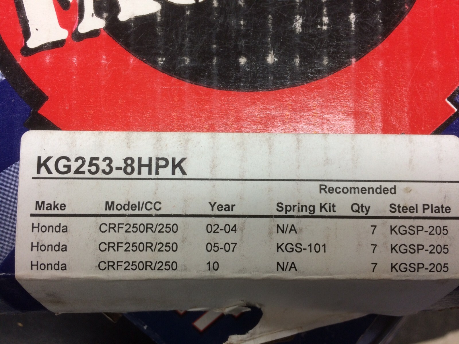 KG Clutch Factory KG2538HPK High Performance Clutch Disc Set for