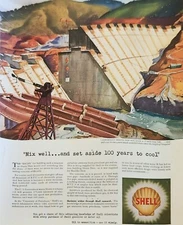 1942 Shell Gasoline Vintage Ad mix well and set aside 100 years to cool