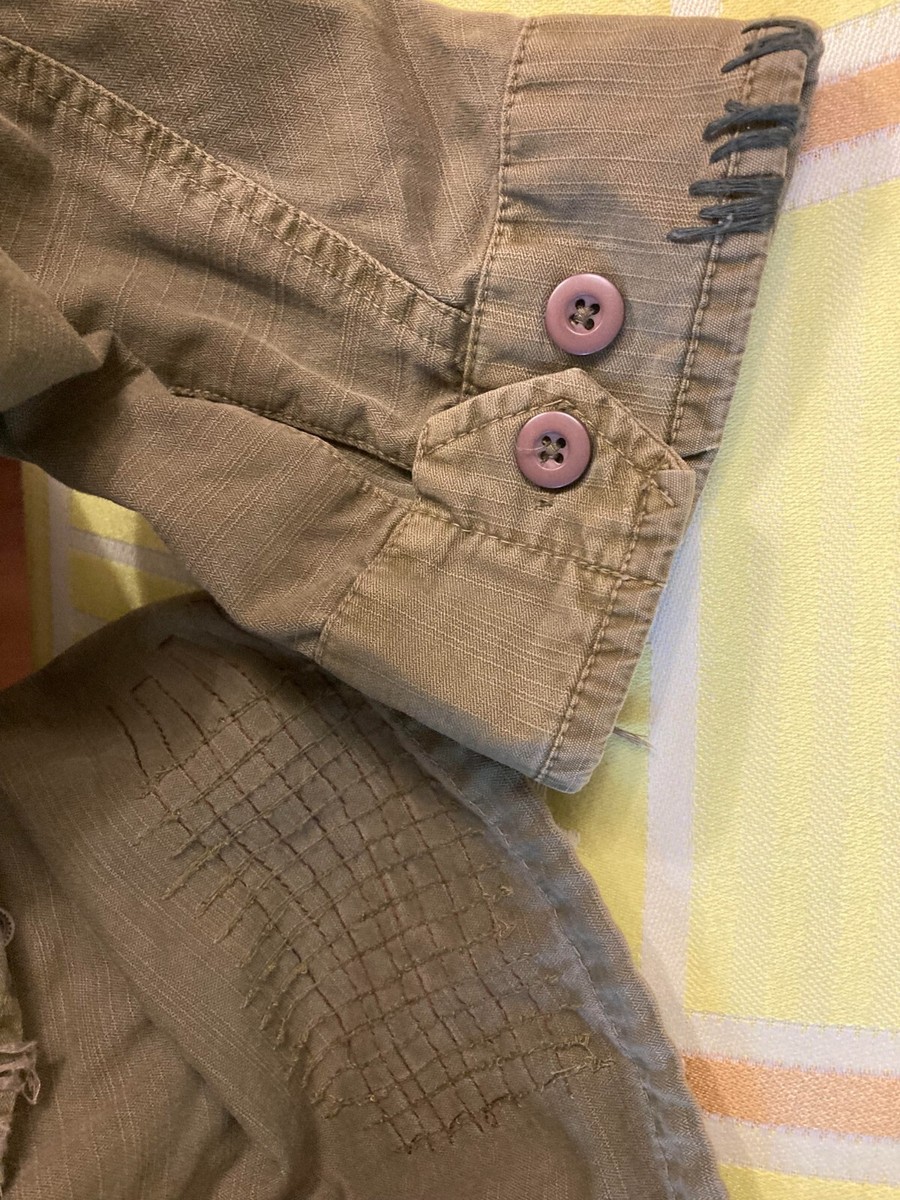 ジャケット・アウター Rare SCOTCH&SODA military jacket Rare VTG 90s SCOTCH & SODA Embroidered Printed Military