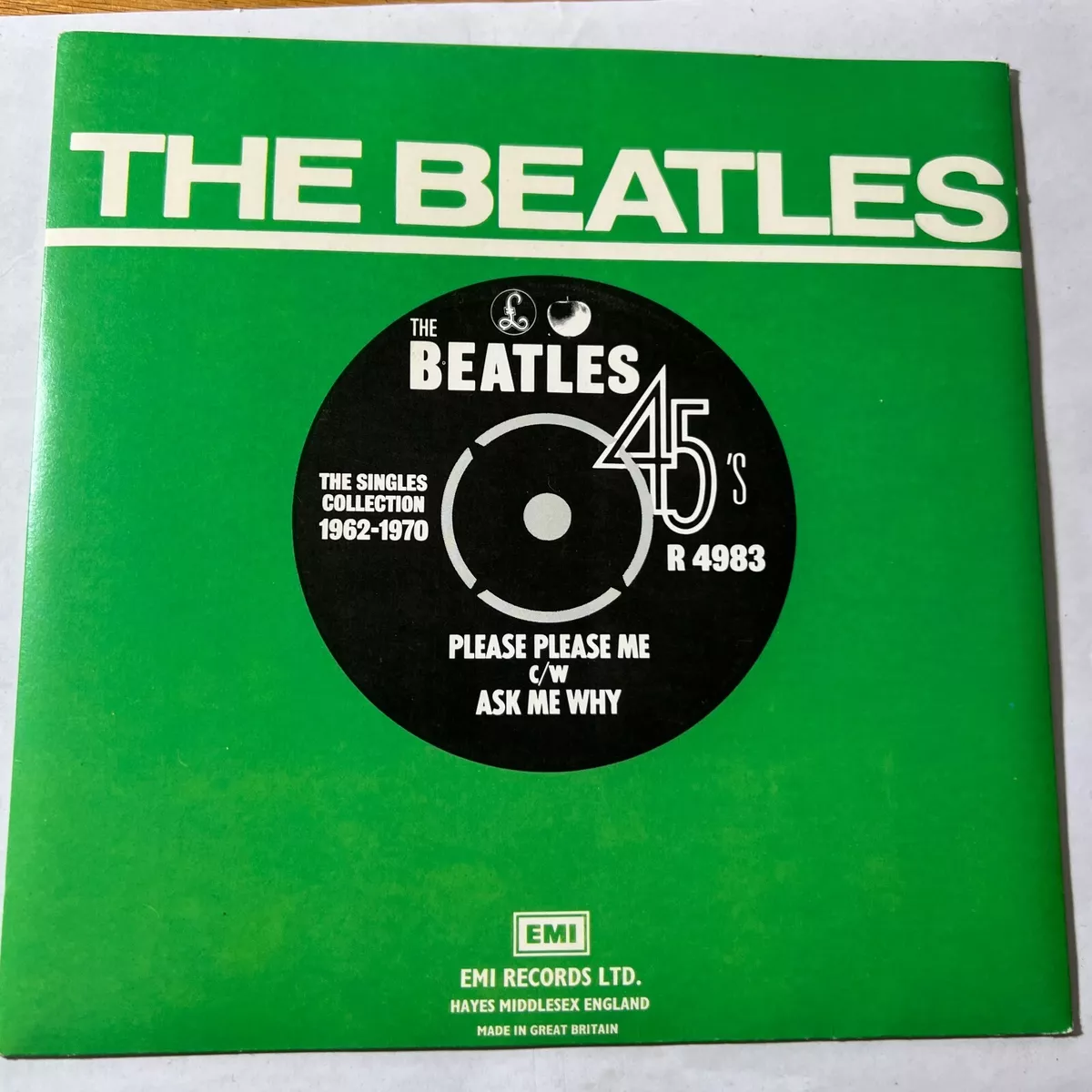 RARE 45 RPM RECORD: THE BEATLES Please Please Me / Ask Me Why (FH)