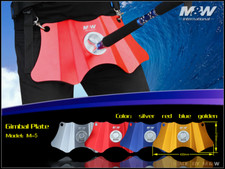 ALUMINIUM BOATING GIMBAL JIGGING PAD DEEPSEA FISHING PLATE with FIGHTING BELT