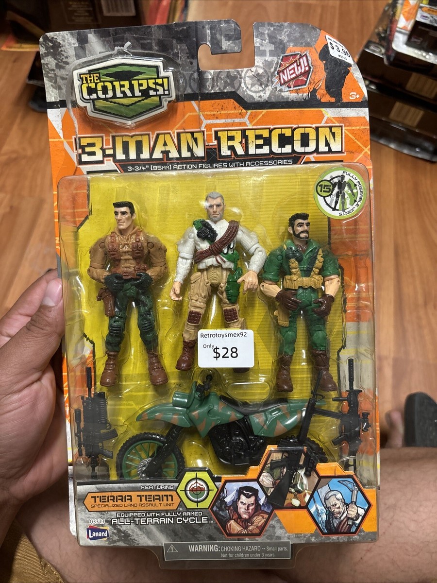 LANARD TOYS THE CORPS 3 MAN RECON Terra Team | eBay