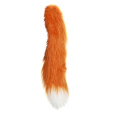 DELUXE FAUX FOX TAIL SCHOOL BOOK WEEK HALLOWEEN FANCY DRESS COSTUME ACCESSORY