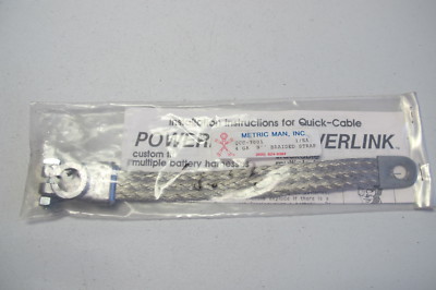 Quick-Cable 4 GA 9 '' Braided Strap QCC-7001