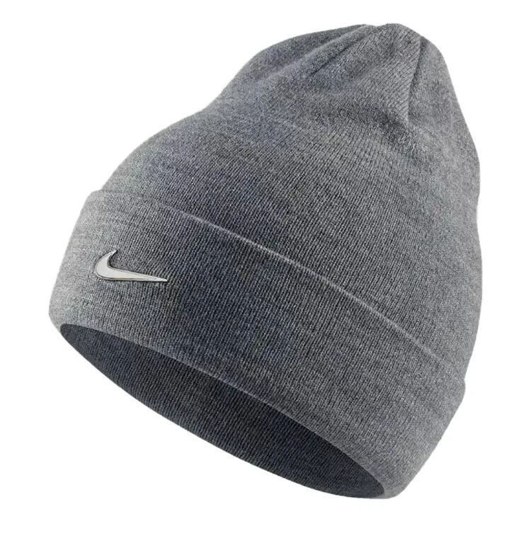 Nike Swosh Beanie Hat Junior Kid Metallic Logo Children🔥