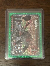 2024 Topps Series 1 Baseball Willi Castro Green Foil Board /499