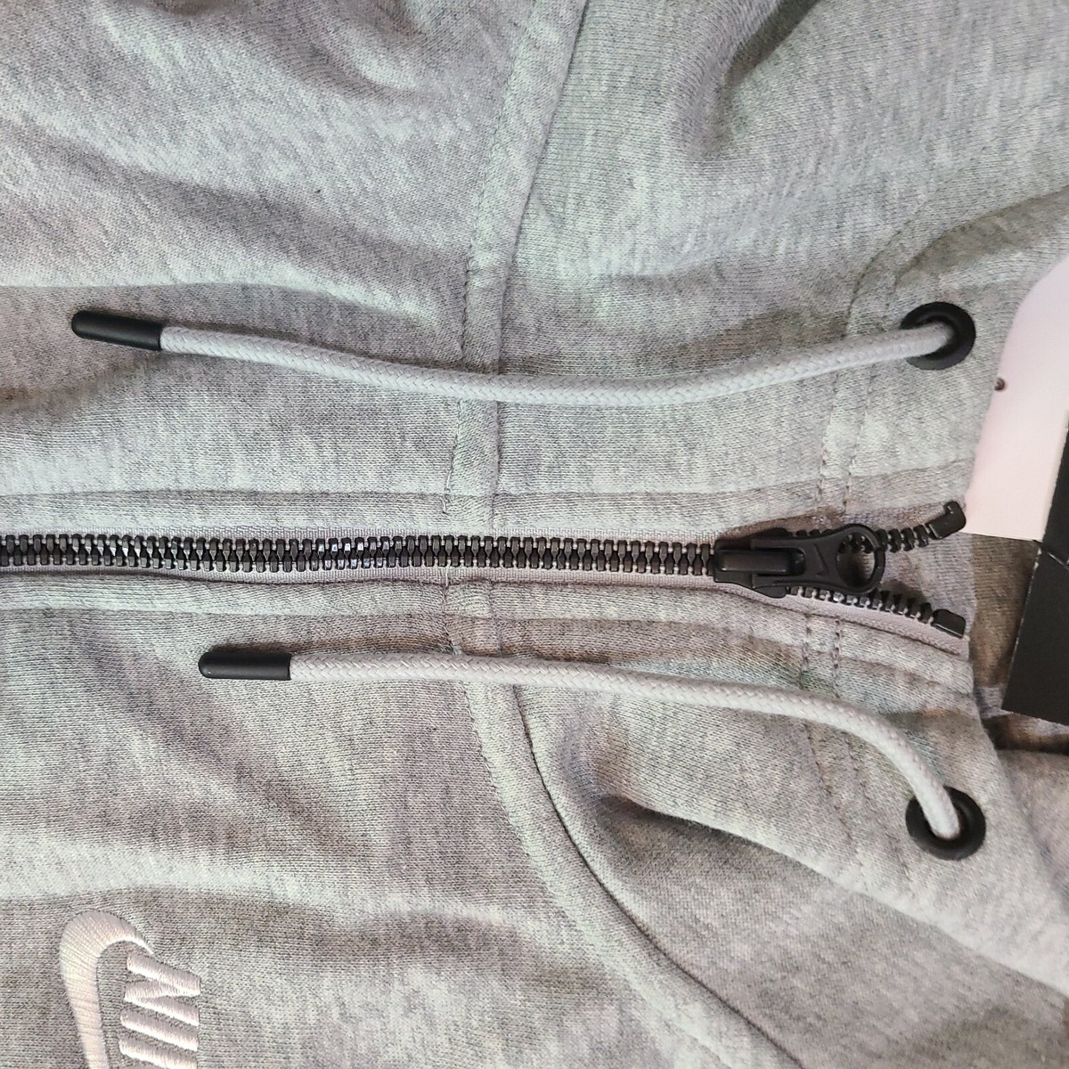 Nike Essential Fullzip Pullover Hoodie Long Sleeve Gray Women's