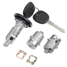 NEW Ignition Key Switch Cylinder & 2 Door Lock Set 2 SAME KEYS MATCHED for Chevy