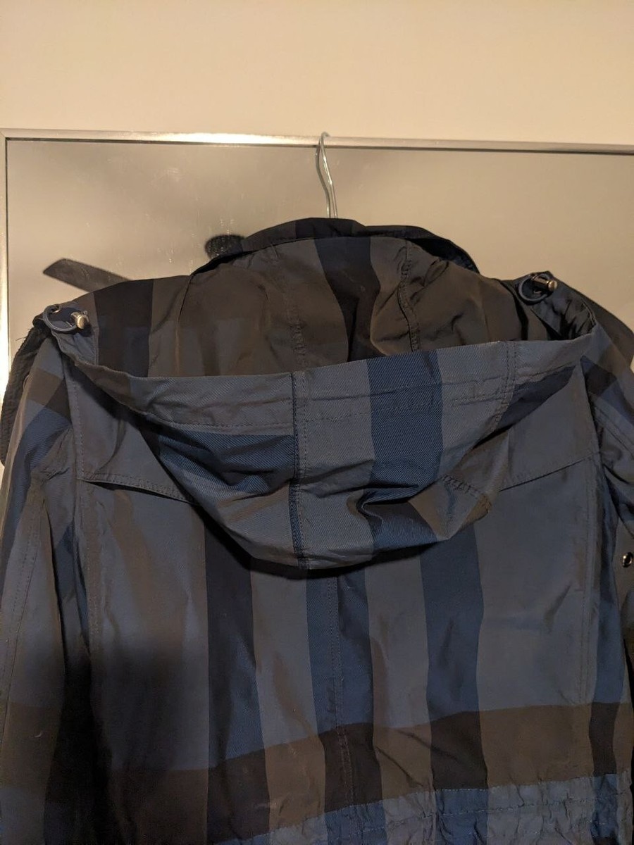 Burberry Brit Women's Blue Plaid Jacket – Size XS (FRA 34 / 165